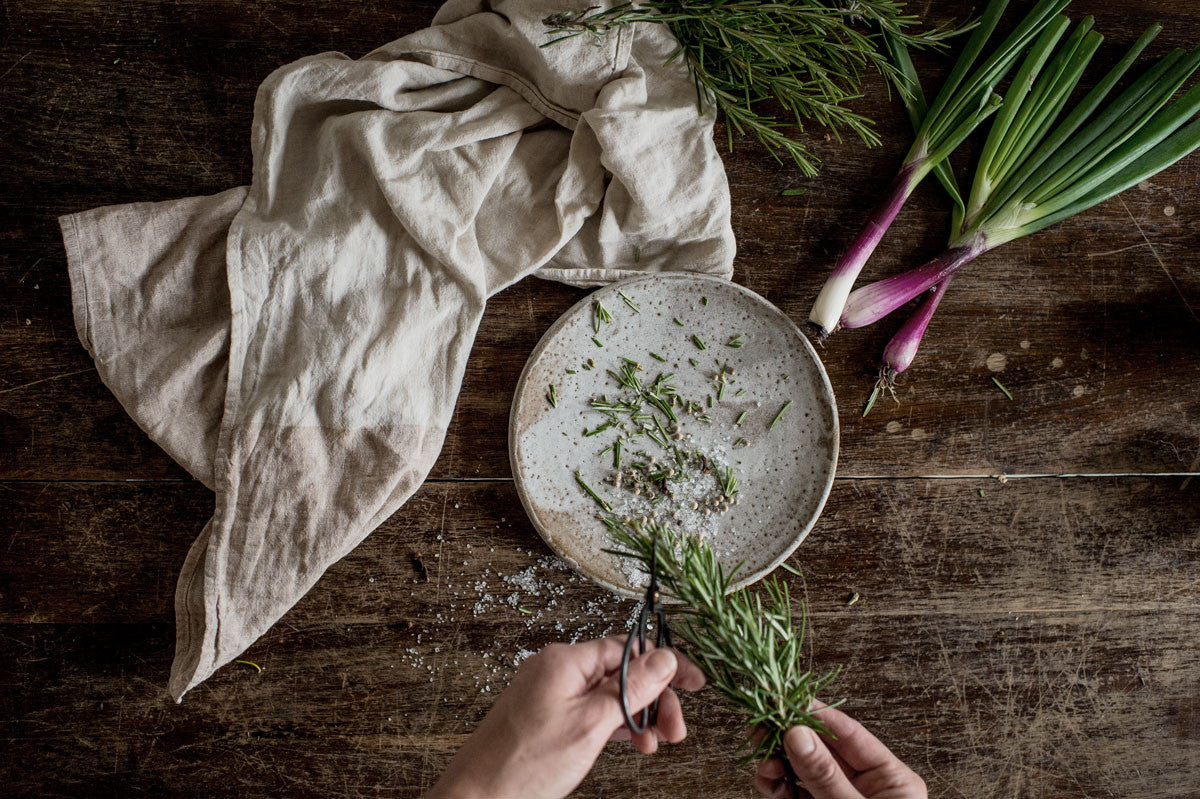 Fine linen tea towels