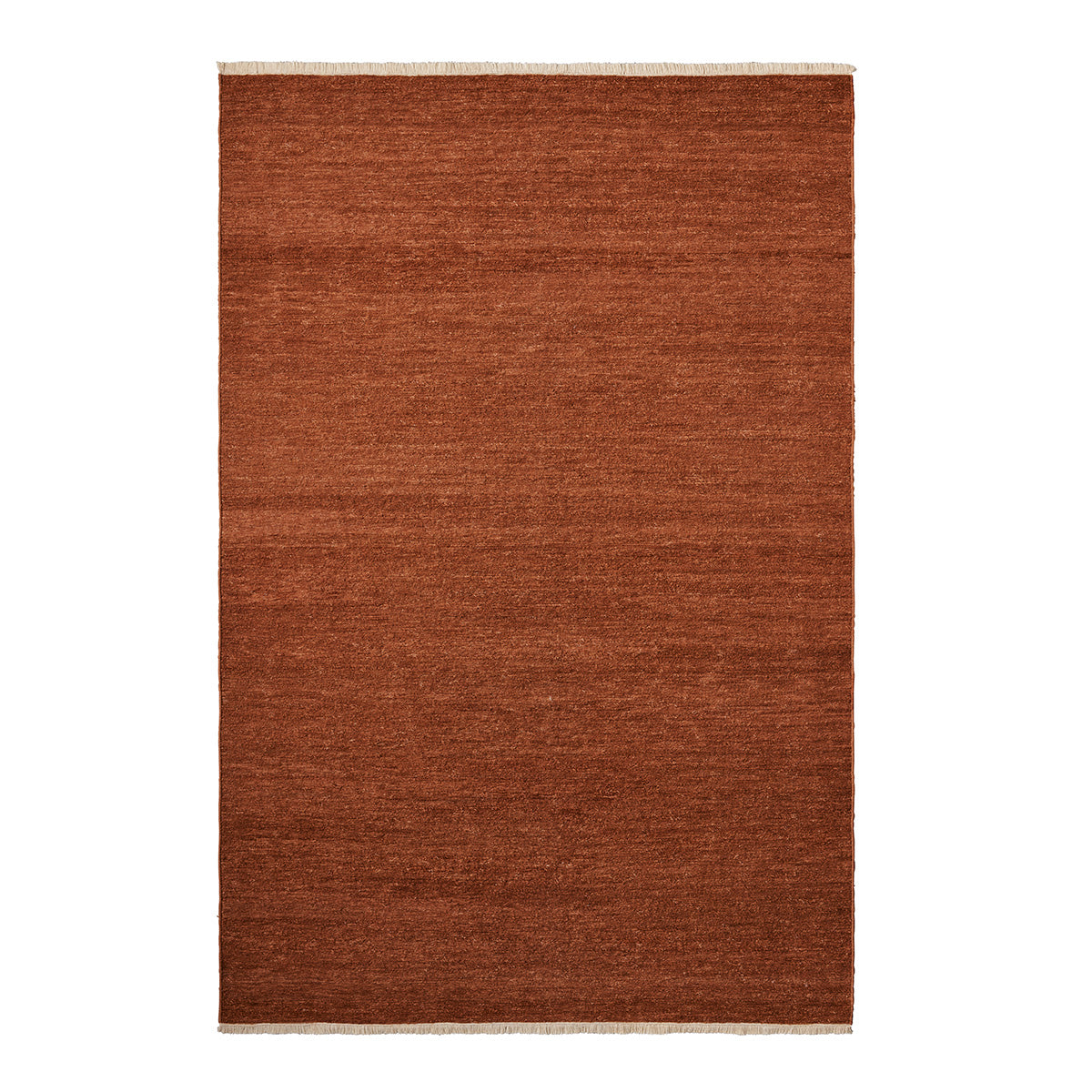 Cable Rug by Armadillo, handwoven from a luxurious mix of Italian and Argentinian wools, featuring a chevron pattern created through a traditional soumak weave, with fine cotton fringe edges, available in colors like Calico, Chambray, Seed, Jade, and Bisque, and sizes ranging from 1.7 x 2.4m to 3 x 4m.