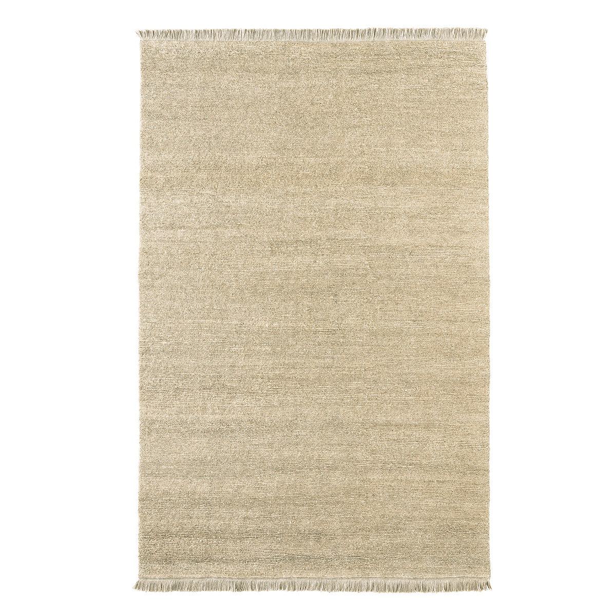 Mojave Rug by Armadillo, hand-knotted from 100% natural jute using an Indo-Nepalese Tibetan weaving technique, available in Cashew, Laurel Green, and Natural colors, featuring a unique textured finish that adds warmth and character to interiors.