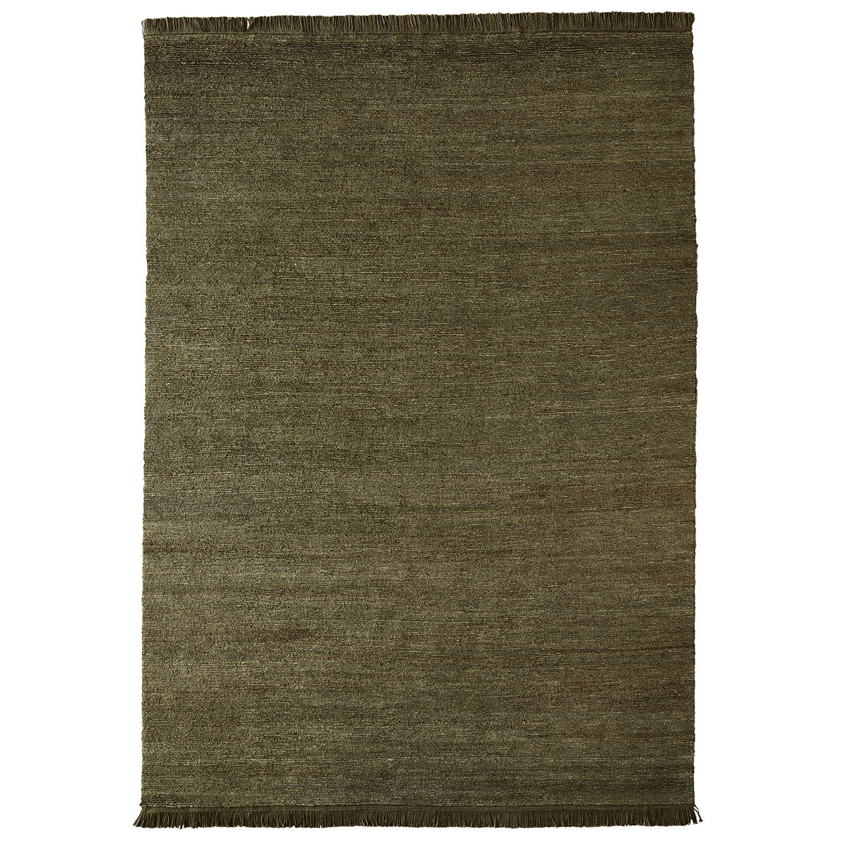Mojave vloerkleed van Armadillo, met de hand geknoopt van 100% natuurlijke jute volgens een Indo-Nepalese Tibetaanse weeftechniek, verkrijgbaar in Cashew, Laurel Green en Natural kleuren, met een unieke textuur die warmte en karakter aan interieurs toevoegt.