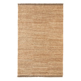 Mojave Rug by Armadillo, hand-knotted from 100% natural jute using an Indo-Nepalese Tibetan weaving technique, available in Cashew, Laurel Green, and Natural colors, featuring a unique textured finish that adds warmth and character to interiors.