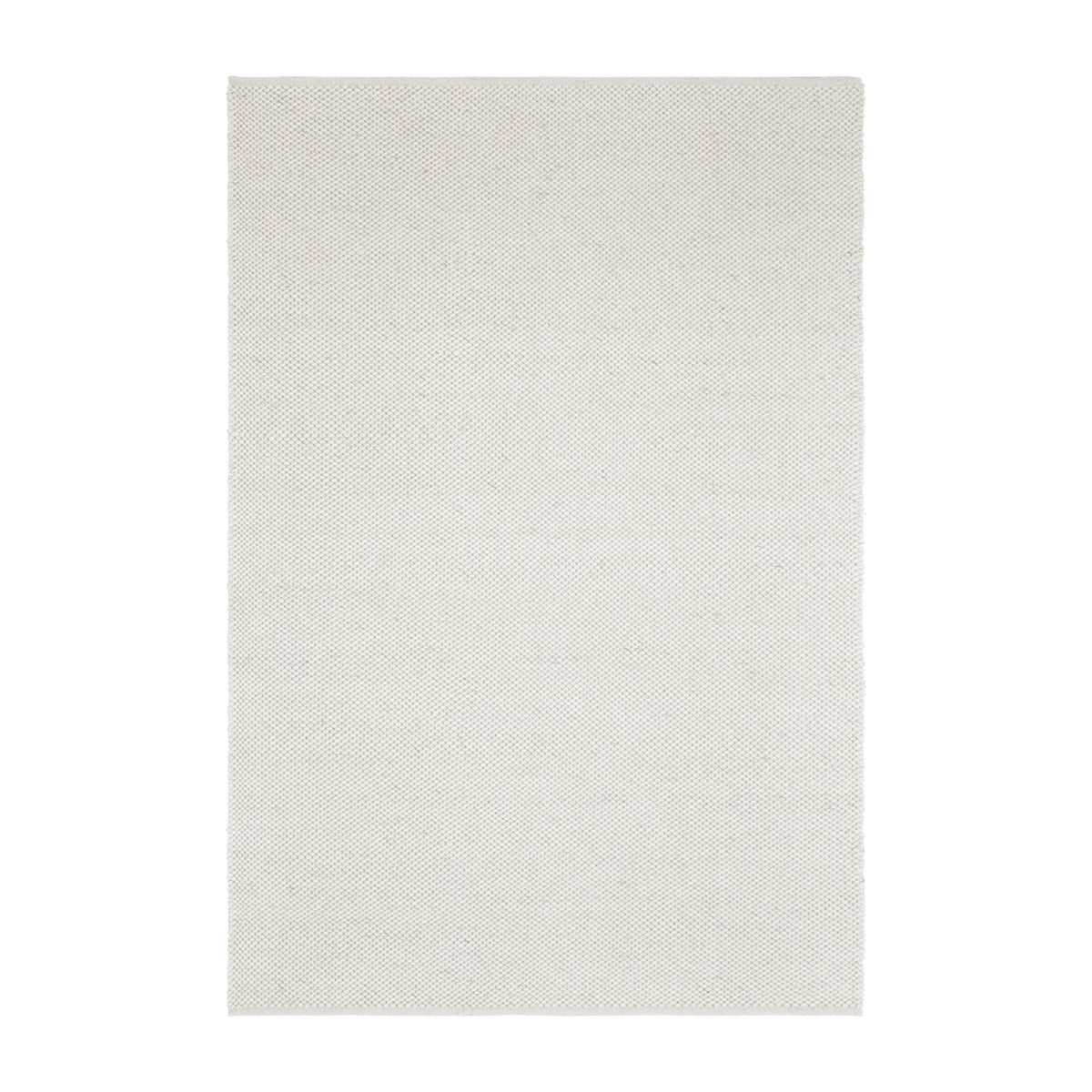 Pompeii-vloerkleed van By Mölle in kleur 'Ricotta' – handgemaakt, laagpolig, 100% wol, tijdloos design voor een warm interieur.