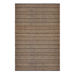 Trellis Rug by Armadillo, handwoven from a blend of wool and jute, featuring uniform stripes in color combinations such as Natural & White, Natural & Bison, and Natural & Sandstone, offering a contemporary take on traditional Moroccan Tuareg designs.
