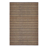 Trellis Rug by Armadillo, handwoven from a blend of wool and jute, featuring uniform stripes in color combinations such as Natural & White, Natural & Bison, and Natural & Sandstone, offering a contemporary take on traditional Moroccan Tuareg designs.