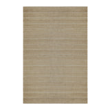 Trellis vloerkleed van Armadillo, handgeweven van een mix van wol en jute, met gelijkmatige strepen in kleurcombinaties zoals Natural & White, Natural & Bison en Natural & Sandstone, een eigentijdse interpretatie van traditionele Marokkaanse Tuareg-ontwerpen.