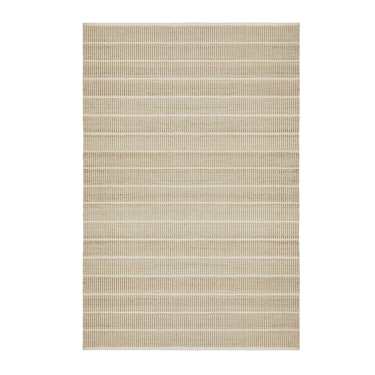 Trellis Rug by Armadillo, handwoven from natural materials in a Natural & White color scheme, featuring a minimalist design with subtle texture, adding warmth and elegance to any interior.