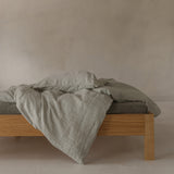 Linen duvet cover sage