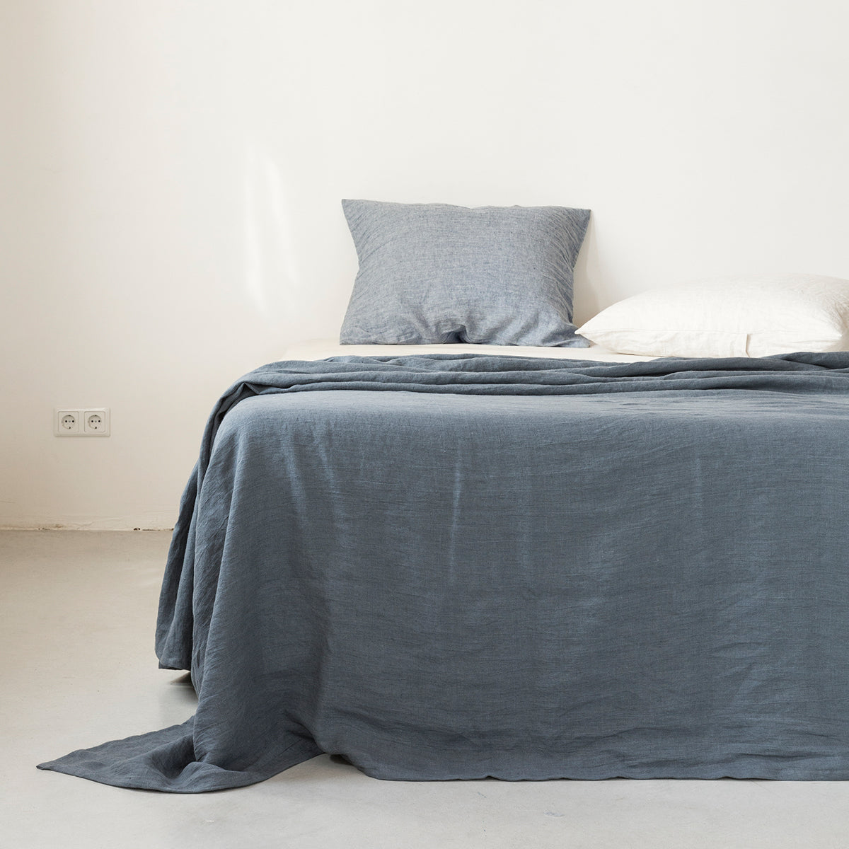 By Mölle linnen laken faded blue