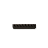 Echo Coat Rack Small by Form & Refine, crafted from solid European oak, featuring curved pegs and a sturdy backrest, available in natural oak finish, designed for hanging coats, hats, and scarves in hallways or entryways.
