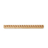 Echo Coat Rack by Form & Refine, crafted from solid European oak, featuring curved pegs and a sturdy backrest, available in natural oak finish, designed for hanging coats, hats, and scarves in hallways or entryways.