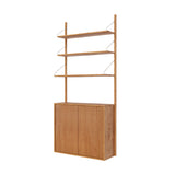 Frama Shelf Library Canvas Cabinet – storage cabinet with wooden door, compatible with Frama Shelf Library wall-mounted shelving units.
