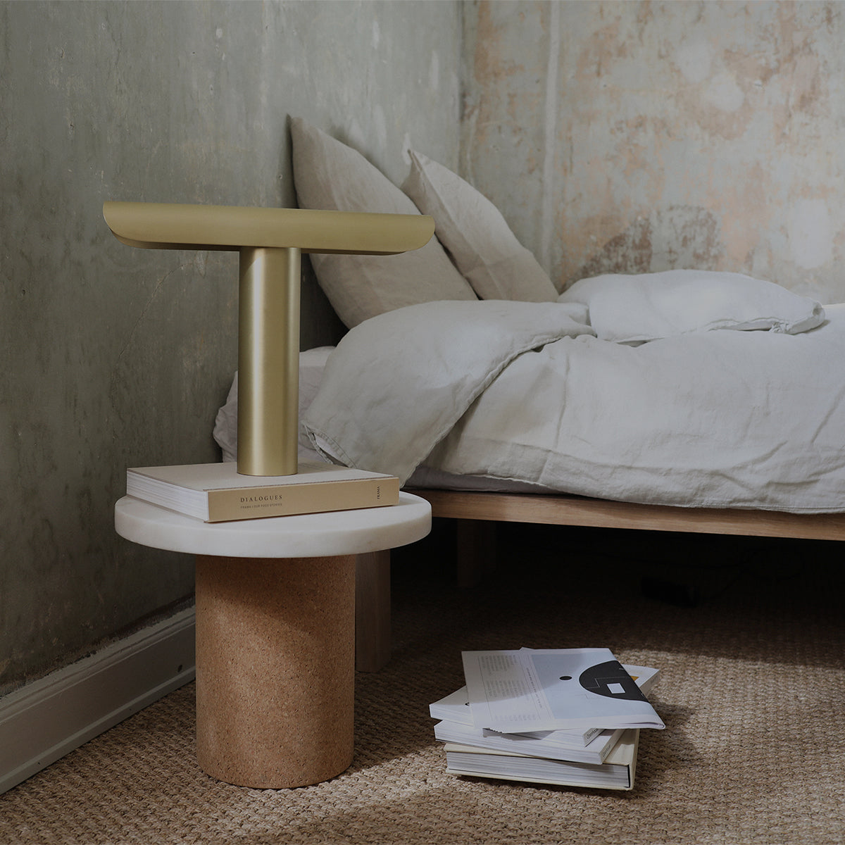 T-Lamp van Frama in brass By Mölle