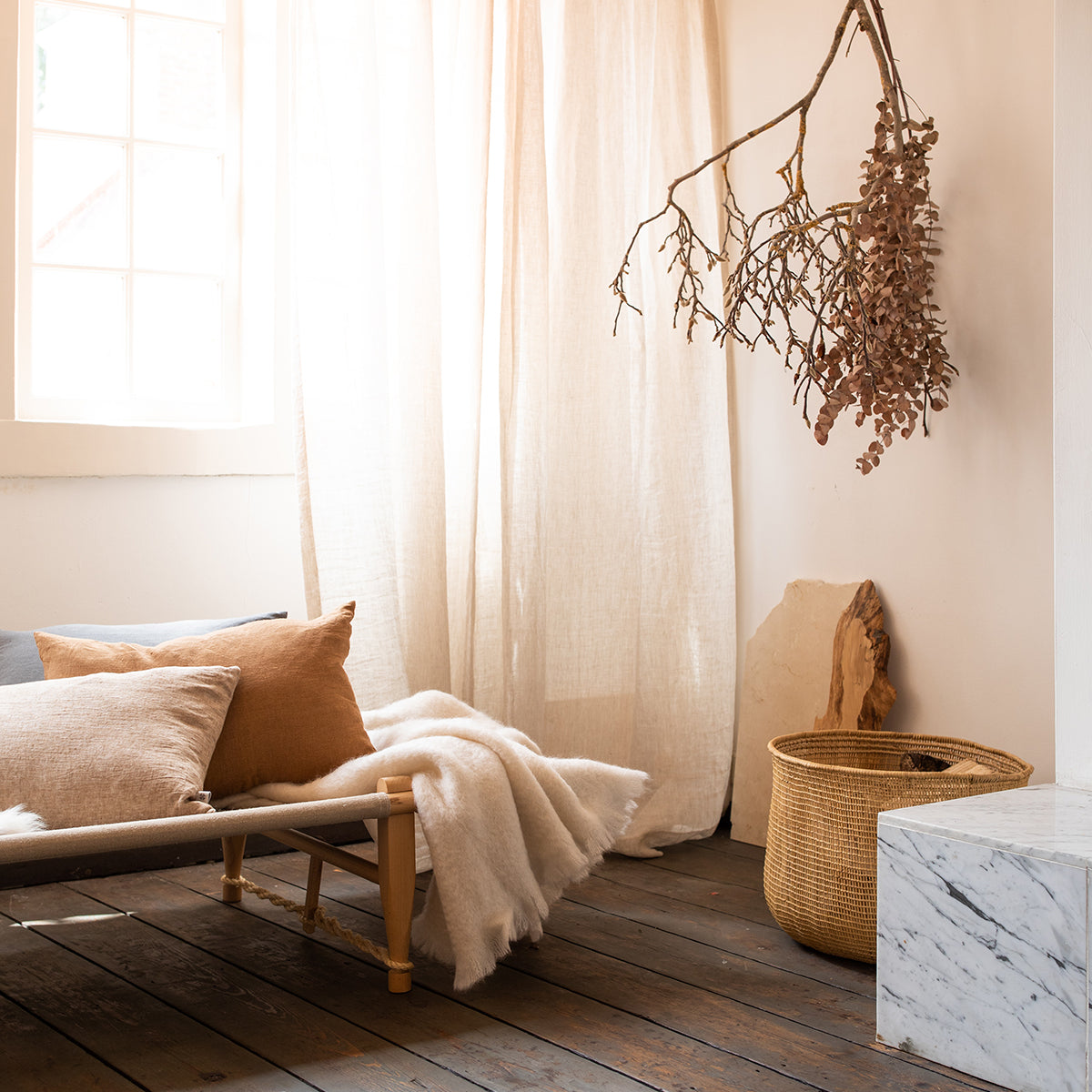 By Mölle linnen in naturel tinten