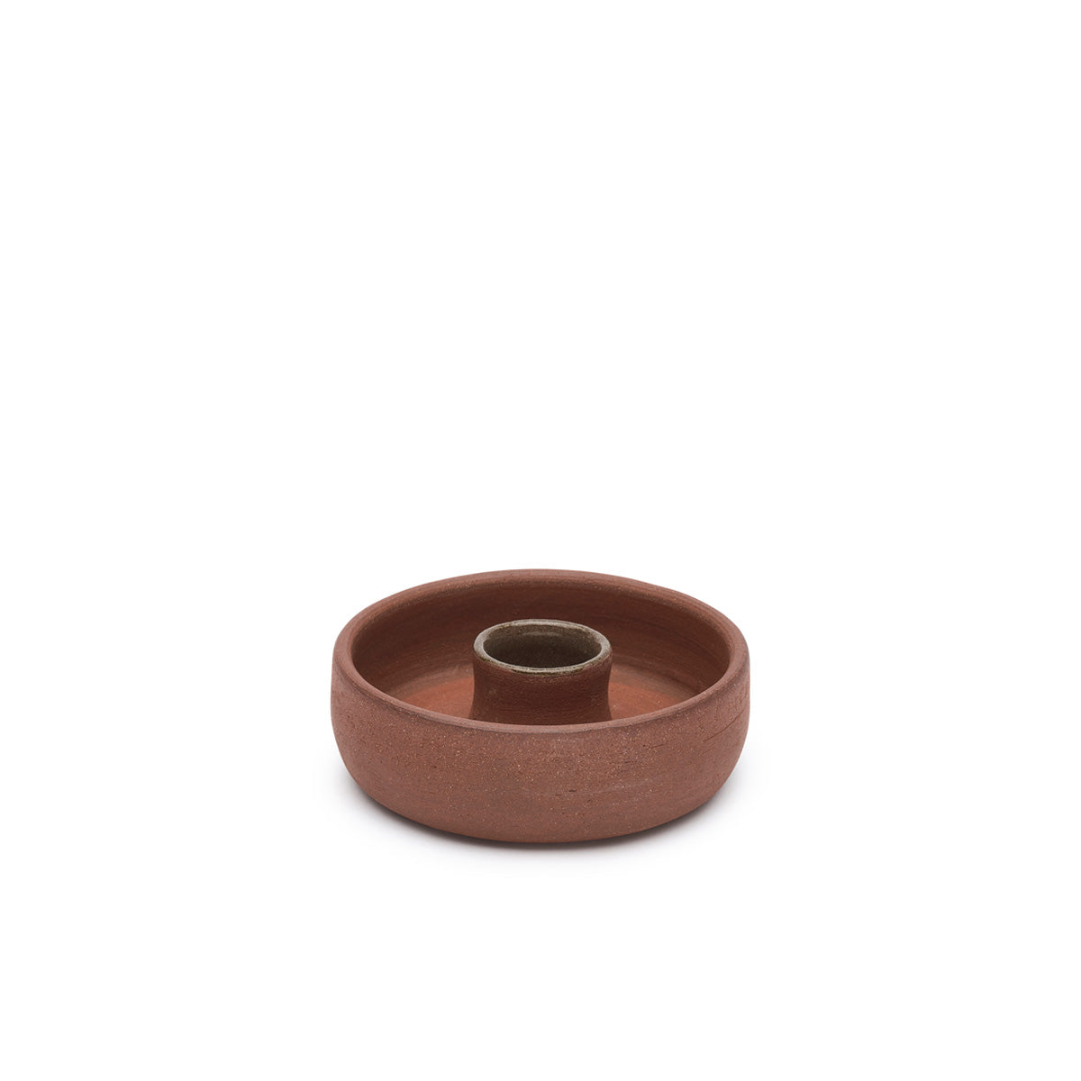 Handthrown Ceramic Candle Holder by By Mölle, handcrafted with a rustic design, featuring a handle and a small base, ideal for adding a cozy ambiance to any room.