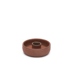 Handthrown Ceramic Candle Holder by By Mölle, handcrafted with a rustic design, featuring a handle and a small base, ideal for adding a cozy ambiance to any room.