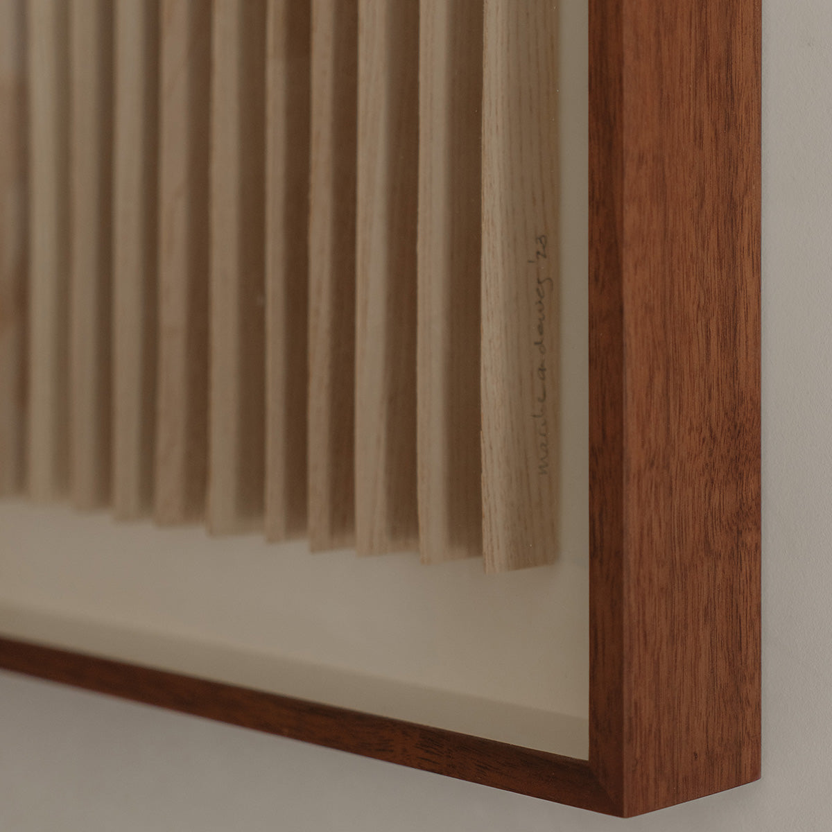 By Mölle expo Marike Andeweg Rhythm wood no. 14