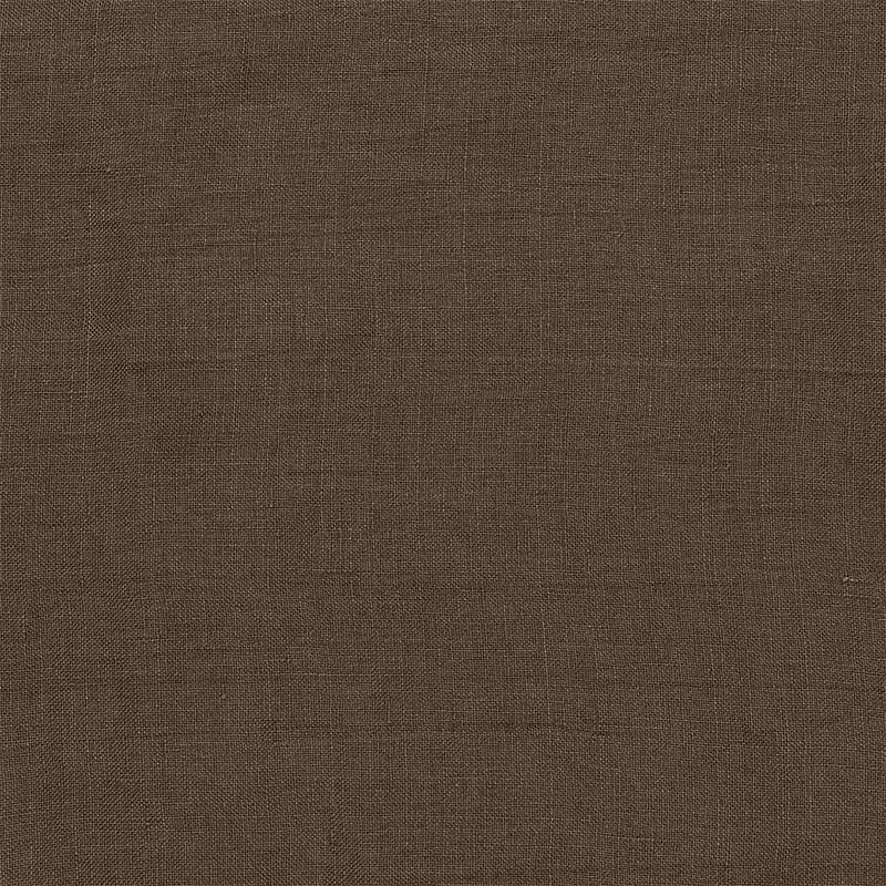 By Mölle linen fabric sample cocoa