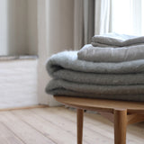 Mohair deken sage