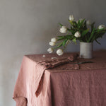 By Mölle linnen servet coral tafelsetting