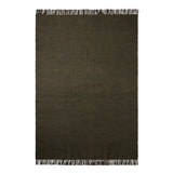 Willow Rug by Armadillo, handwoven with a linen warp and a wool-jute weft, available in earthy tones like mustard, cumin, cypress, and eggshell, offering a light, low-profile design that combines comfort and style.