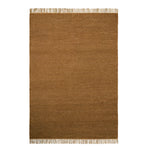 Willow Rug by Armadillo, handwoven with a linen warp and a wool-jute weft, available in earthy tones like mustard, cumin, cypress, and eggshell, offering a light, low-profile design that combines comfort and style.