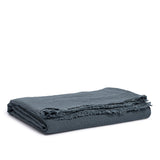 Linnen plaid faded blue