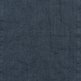 Linnen dekbedovertrek faded blue