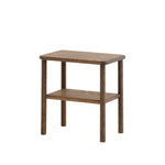 Alling side table in solid oak with Scandinavian design, handcrafted in Europe