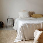 White linen sheet