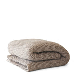 Alpaca knit deken sand