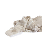 Linnen hamamdoek By Mölle witte streep