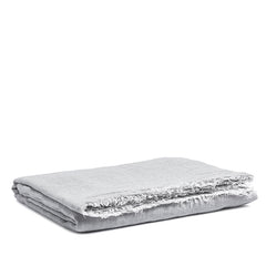 Linen throw misty grey