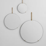 different sizes round wall mirror moebe