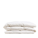 Recycled down duvet insert in between seasons
