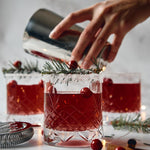 Crystal cocktail glasses