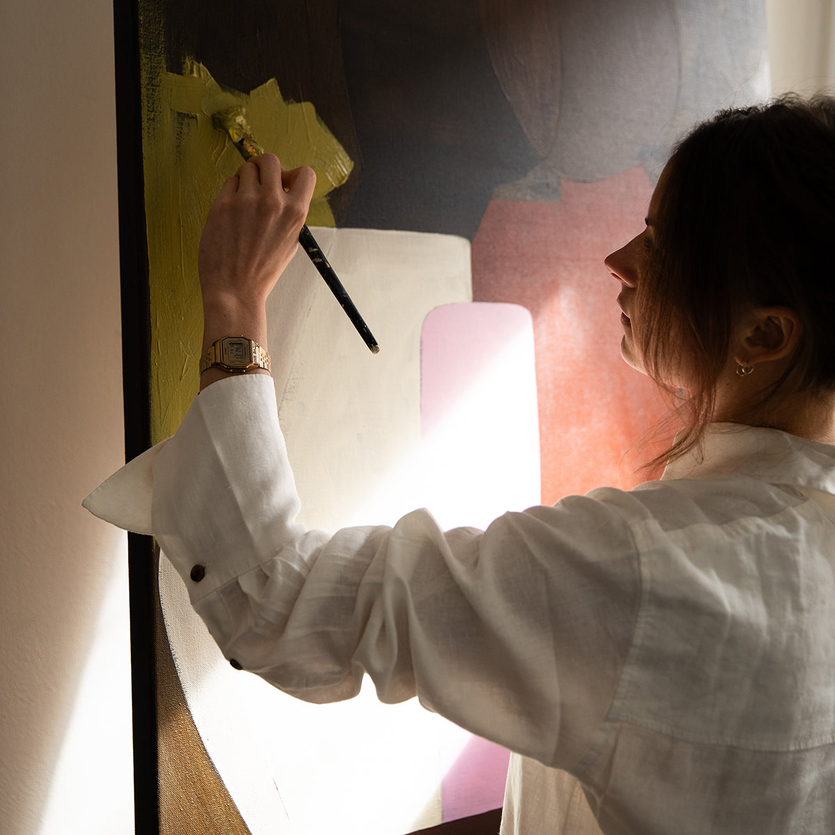 Abstracte kunst van Melanie Calis