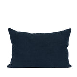 Linen cushion indigo