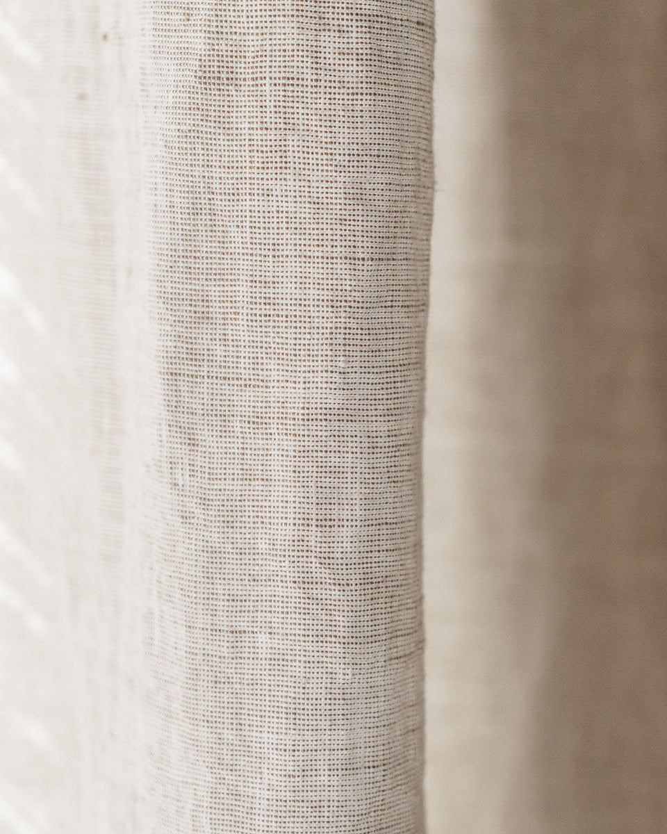 Textured linen roman - Oat - Sample