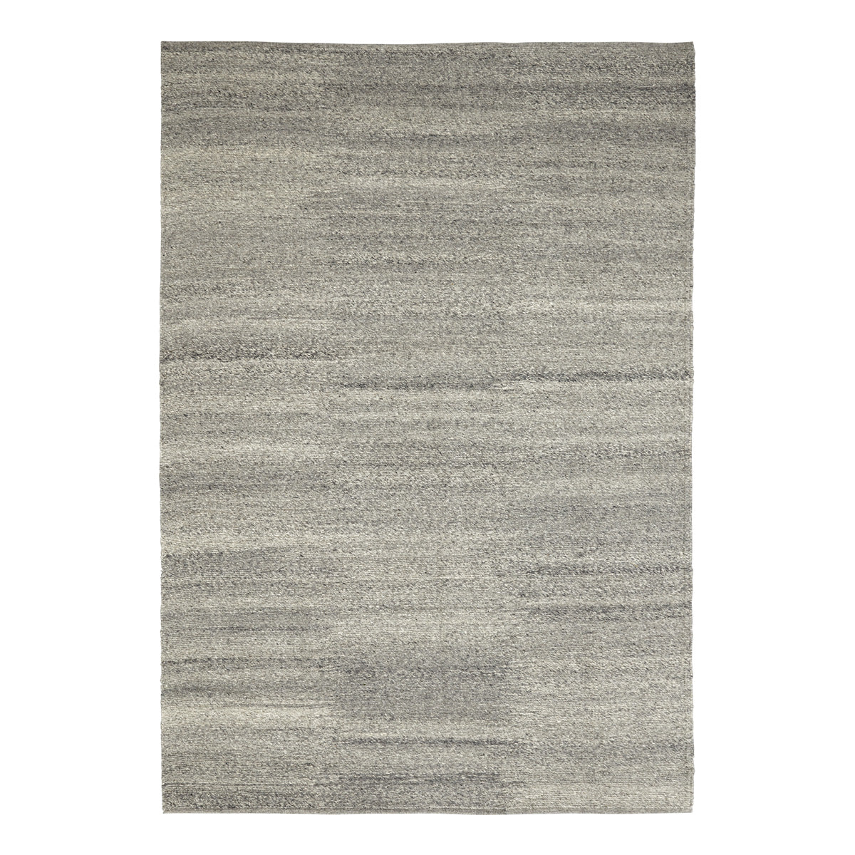 Handwoven Aspen rug with soft soumak weave in undyed wool – natural neutral tones