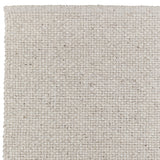 Detail of cross-hatched texture in the natural wool Winnow rug – durable and artisan-made