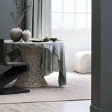 Artisan-crafted Winnow rug made from natural wool – minimal flatweave design