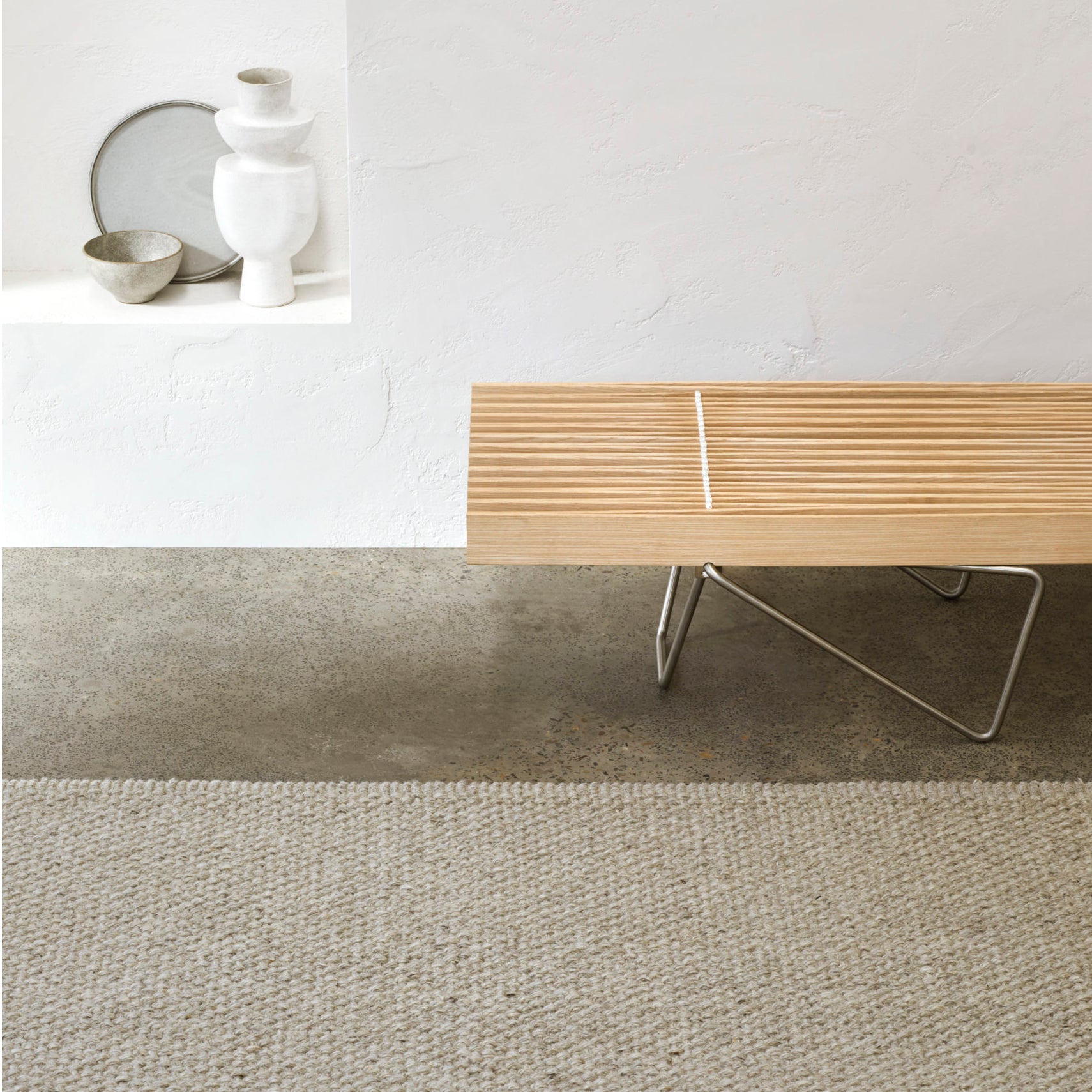 Winnow vloerkleed in een Scandinavisch interieur – milieuvriendelijk en stijlvol