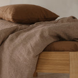 Linen duvet cover hazel