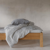 Linen duvet cover misty grey