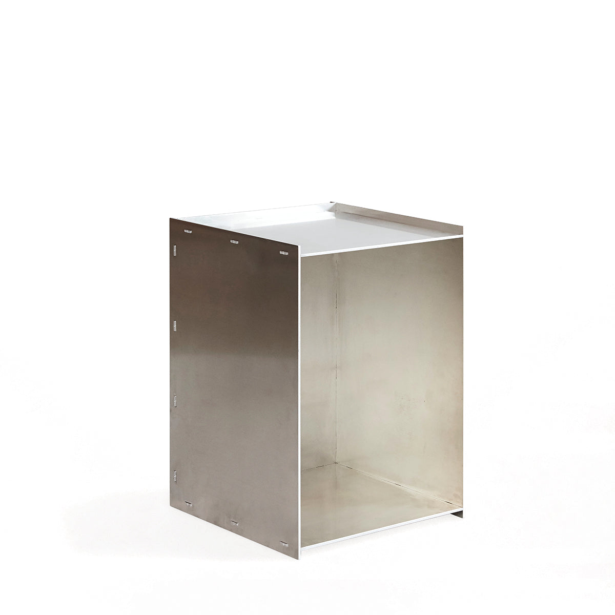 Frama Rivet Box side table By Mölle aluminium