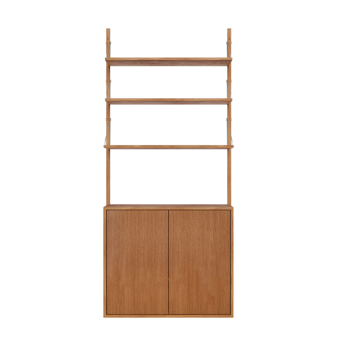 Frama Shelf Library Canvas Cabinet – storage cabinet with wooden door, compatible with Frama Shelf Library wall-mounted shelving units.