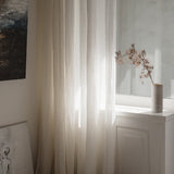 By Mölle linen curtains warm white