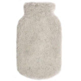 Woolen hot water bottle cover grey