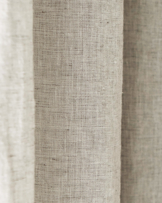 Textured linen roman - Pepper - Sample
