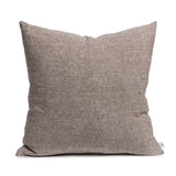 Linen cushion chestnut